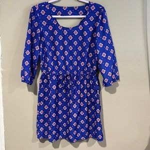 Dress with back cut out